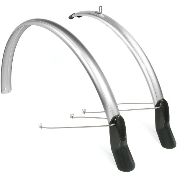 Load image into Gallery viewer, Eurofender Spatbordset Scatto 28 x 51 mm zilver
