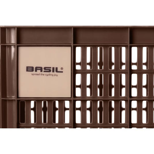 Basil fietskrat M - medium - 29.5 liter - bruin