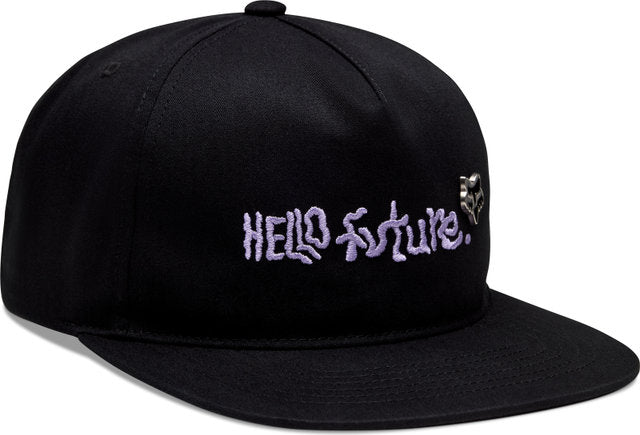 Load image into Gallery viewer, Fox head hello future snapback cap

