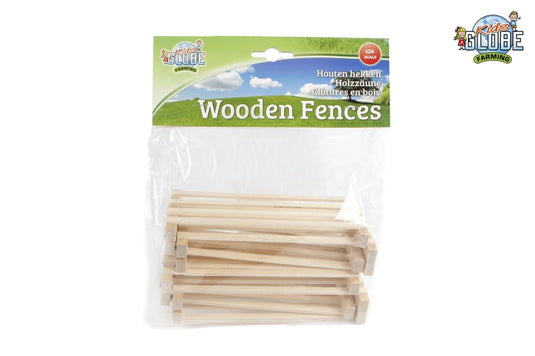 Kids globe 8 houten hekken (1:24)