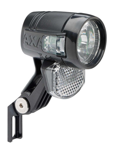 AXA koplamp Blueline 30 lux E-bike accu 6-12V zwart