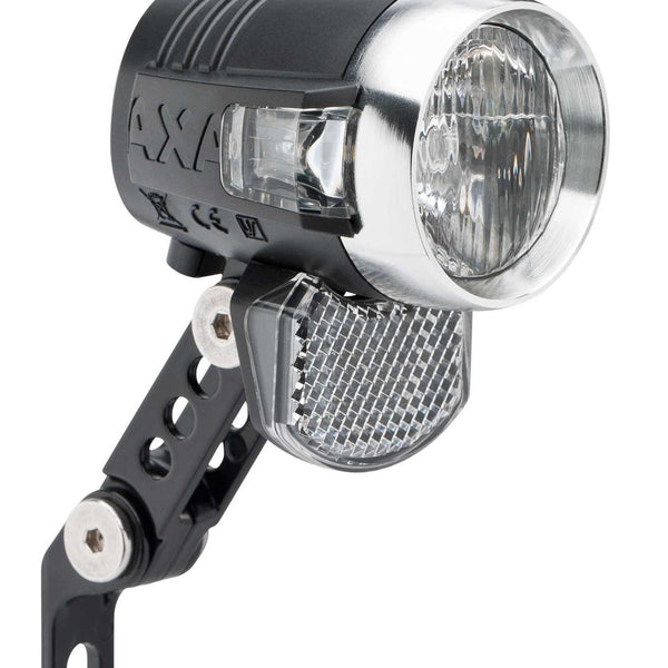 AXA koplamp Blueline 50 lux E-bike dynamo zwart