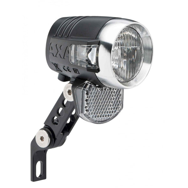 AXA koplamp Blueline 50 lux T steady auto dynamo zwart