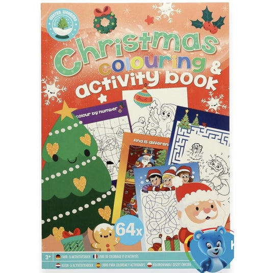Kerst Kleur- en Activiteitenboek A4