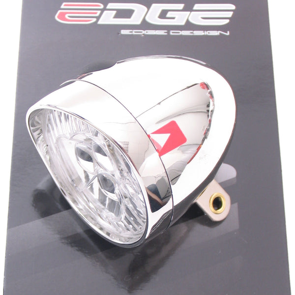 Edge Koplamp Retro 3 led aan uit incl. batterijen chroom