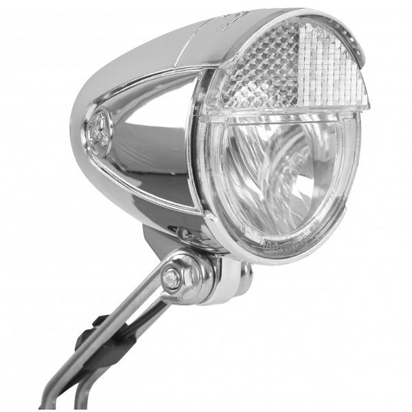 Trelock LS 583 Bike-i Retro koplamp zilver