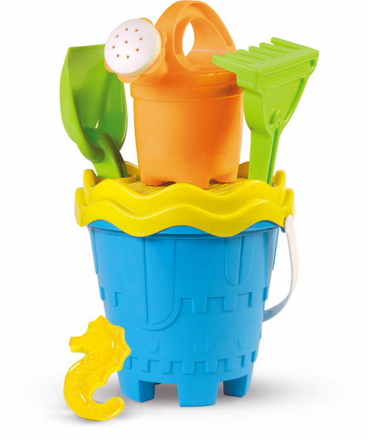 Androni kasteelemmerset 17cm met gieter rond assorti