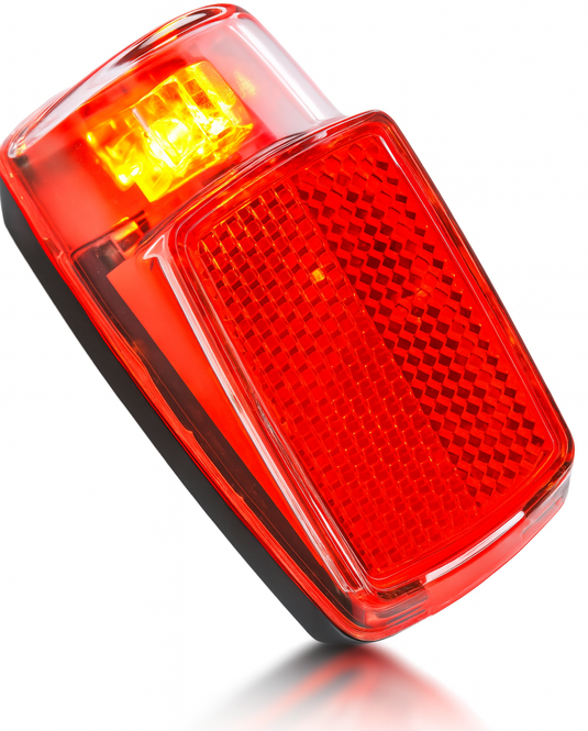 Edge achterlicht spatbord vida - 1 led - inclusief batterijen (op kaart)