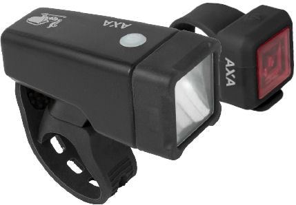 AXA verlichtingsset Niteline T1 LED batterij zwart