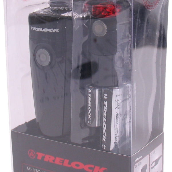 Trelock LS350 I-Go Sport verlichtingsset zwart