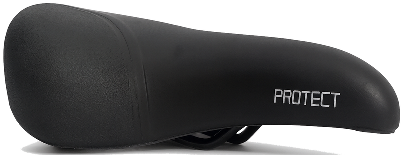 Load image into Gallery viewer, Edge fietszadel city protect met hoekbescherming - zwart
