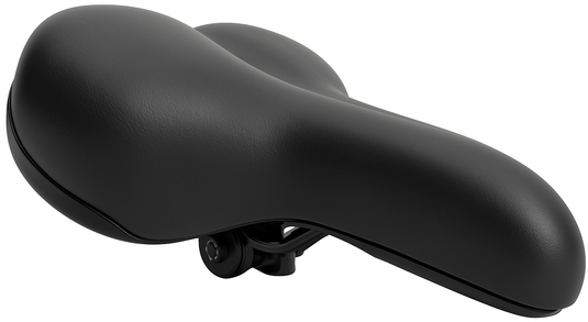 Fietszadel Urban City - zwart