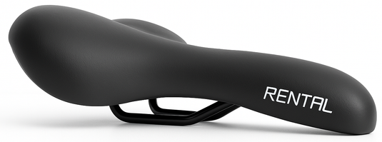 Fietszadel Edge City Rental - zwart (werkplaatsverpakking)