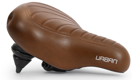 Edge fietszadel urban xl wave - bruin