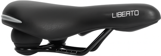 Edge fietszadel liberto - zwart (werkplaatsverpakking)