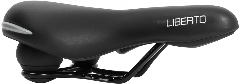 Load image into Gallery viewer, Fietszadel Edge Liberto - zwart (op kaart)
