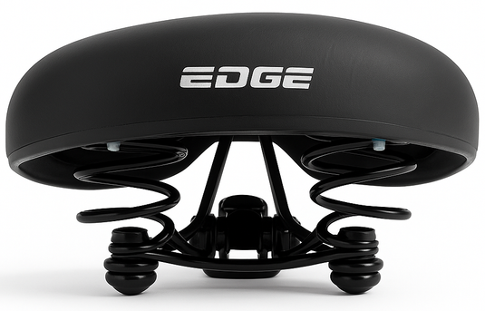 Edge Fietszadel City zwart (werkplaatsverpakking)