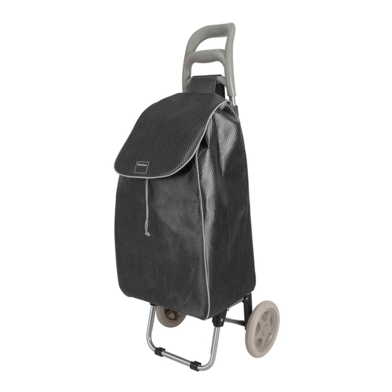 Load image into Gallery viewer, Metaltex Metaltex Boodschappentrolley 57x34x21 cm 45L Zwart Grijs
