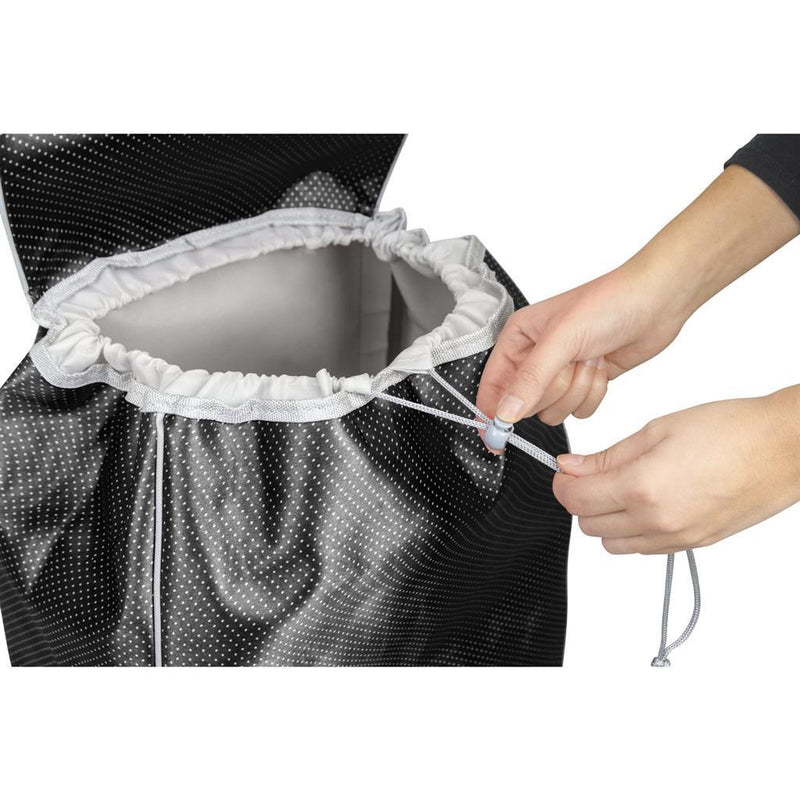 Load image into Gallery viewer, Metaltex Metaltex Boodschappentrolley 57x34x21 cm 45L Zwart Grijs
