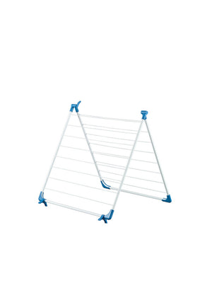 Metaltex cervino badkuipdroogrek 10 m drooglengte wit blauw