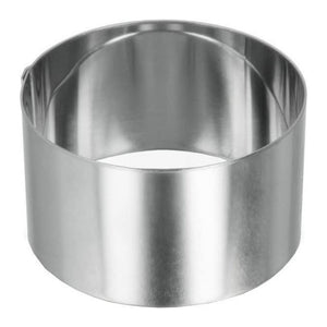 Metaltex bakring 8x4.5 cm rvs