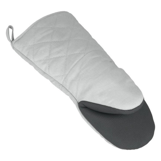 Metaltex ovenwant met antislip grip 30 cm grijs