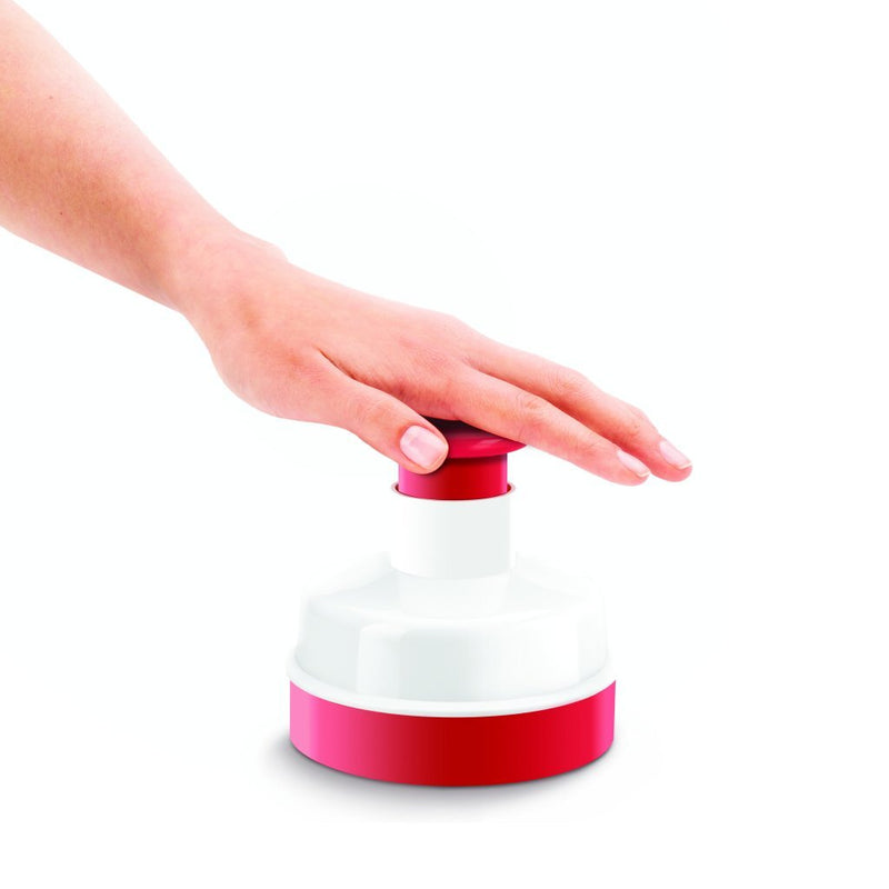 Load image into Gallery viewer, Metaltex kitchen helpers hamburgerpers 11 cm rood wit
