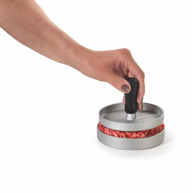 Load image into Gallery viewer, Metaltex kitchen helpers hamburgerpers 11.5 cm staal zwart
