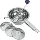Metaltex milly groentenmolen roerzeef rvs met 3 inzetten 20cm
