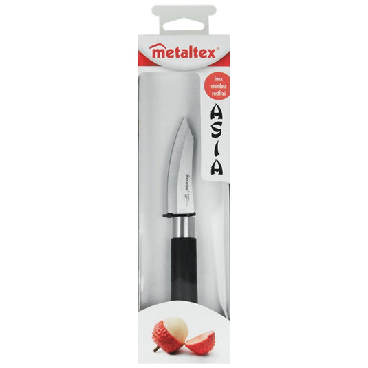 Metaltex asia officemes 19 cm zwart rvs