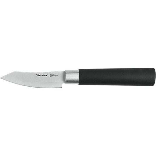 Metaltex asia officemes 19 cm zwart rvs
