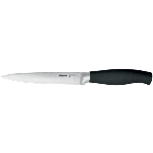 Metaltex comfort keukenmes 23 cm zwart rvs