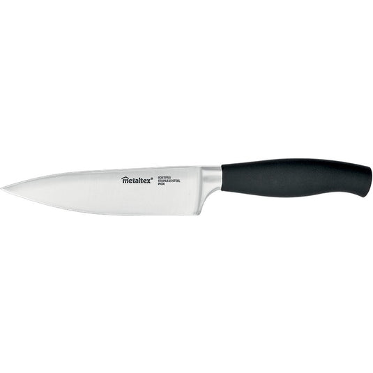 Metaltex comfort chefmes 30 cm zwart rvs