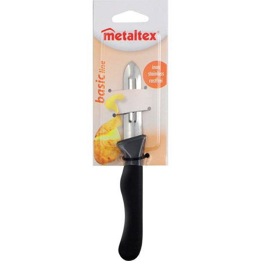 Metaltex basic line schilmes 25 cm zwart rvs