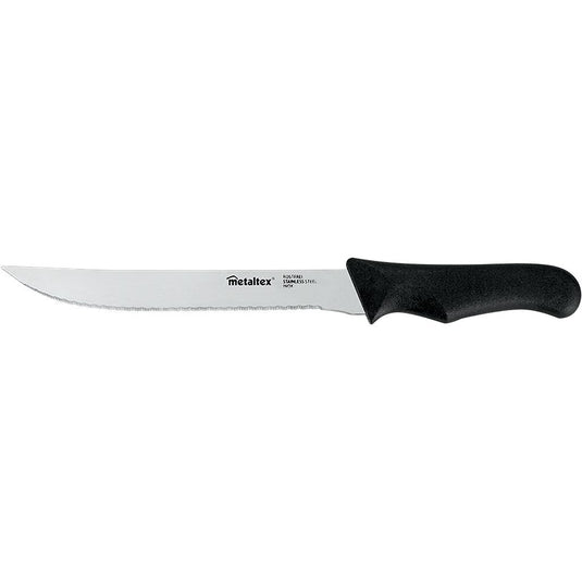 Metaltex line fileermes 31 cm zwart rvs