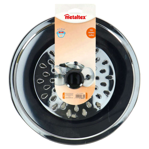 Metaltex anti spatdeksel 21-29 cm rvs