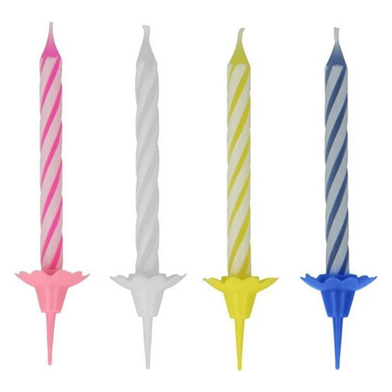 Load image into Gallery viewer, Metaltex taartkaarsjesset 24 kaarsjes
