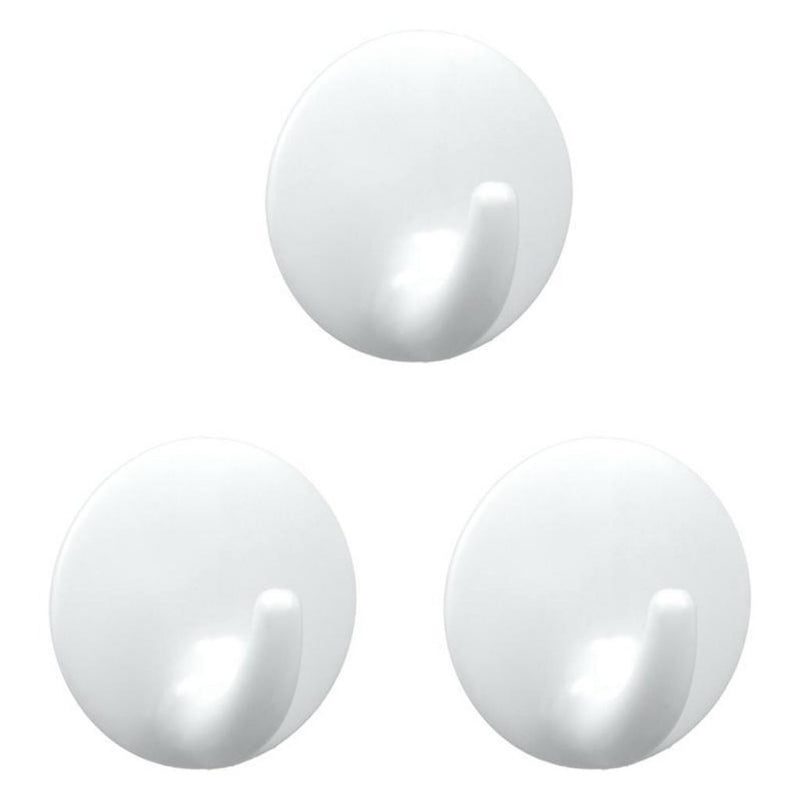 Load image into Gallery viewer, Metaltex plakhaken 3 stuks wit
