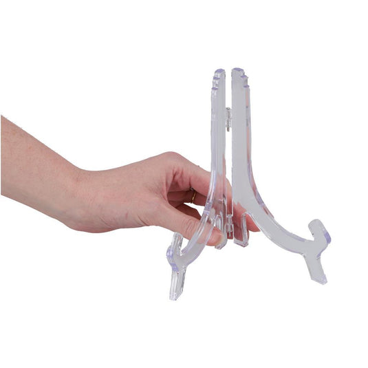 Metaltex bordenstandaard 18-26 cm acryl transparant