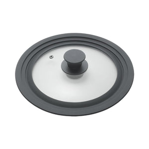 Metaltex pannendeksel 20-24 cm glas silicone zwart
