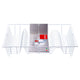 Metaltex afdruiprek 48x30 cm wit