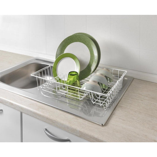 Metaltex afdruiprek 48x30 cm wit