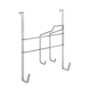 Metaltex over the door space saver strijksethouder 28x12x28 cm zilver