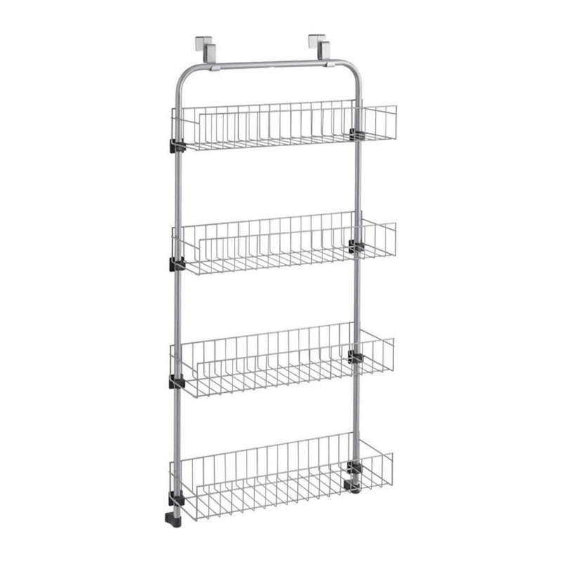 Load image into Gallery viewer, Metaltex deurrek 4 etages 17x45x103 cm zilver metaal
