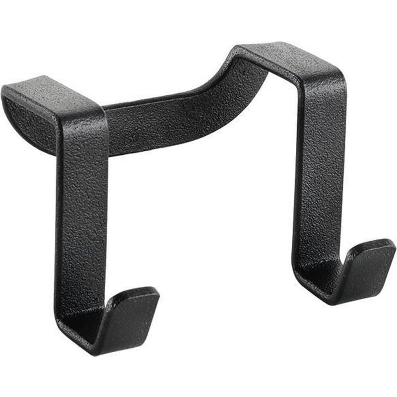 Load image into Gallery viewer, Metaltex dubble kasthaak zwart metaal
