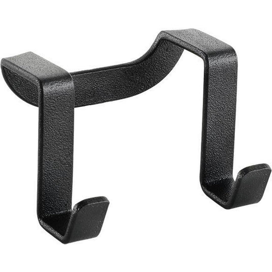 Metaltex dubble kasthaak zwart metaal