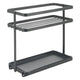 Metaltex kruidenrek 2 etages 23x11x22 cm zwart metaal
