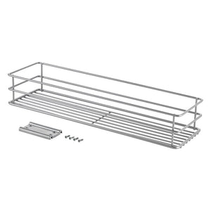Metaltex smart kitchen schuifbaar mandje 12x42x7 cm zilver