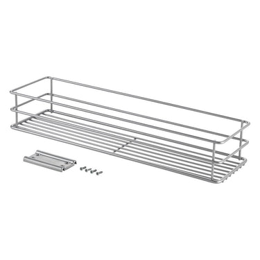 Metaltex smart kitchen schuifbaar mandje 12x42x7 cm zilver