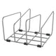 Metaltex backy bakspullen en snijplankhouder 22x21x14 cm zilver